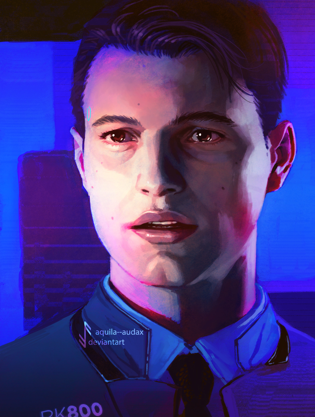 Detroit: Become Tumblr - themadknightuniverse: Alive Connor - RK800