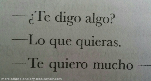 smile-more-and-cry-less:De amor no se muere.