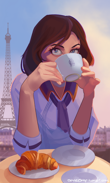 sharesnap:Lets go to Paris, Mr Dewitt!Elizabeth and Booker at...