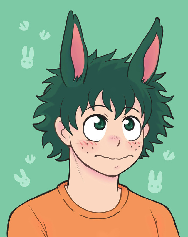 La Madriguera del Conejo — It’s Izuku’s turn to get bunny ears. He ...