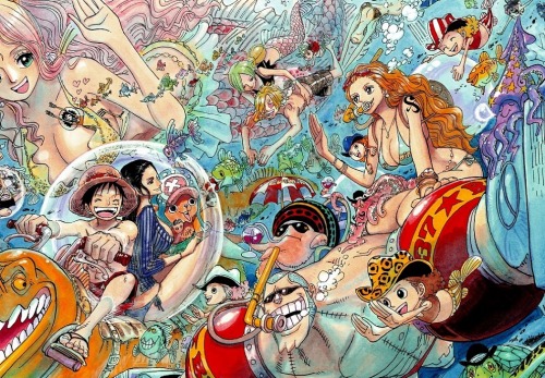 Japanese Anime One Piece Color Walk 7 Tyrannosaurus Eiichiro Oda Artbook Collectibles