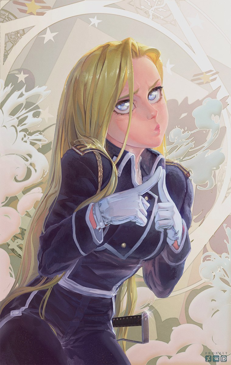 Olivier Mira Armstrong: Fullmetal Alchemist draw... (21 Jul 2017)｜Random Anime Arts [rARTs ...