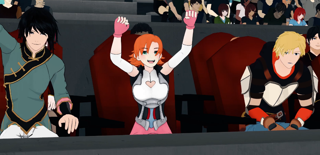 Well. Look at Jaune looking concerned for Pyrrha.