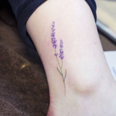 90 Free Download Simple Tattoo Lavender HD Tattoo Images