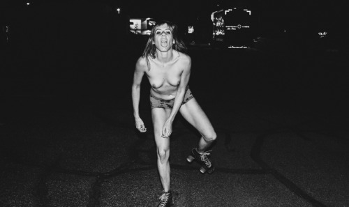 mikeymcmichaels:Angie Marie - Rollerskating #rollerderby - by...