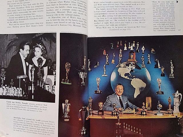 national geographic's 1963 cover story on  the disney