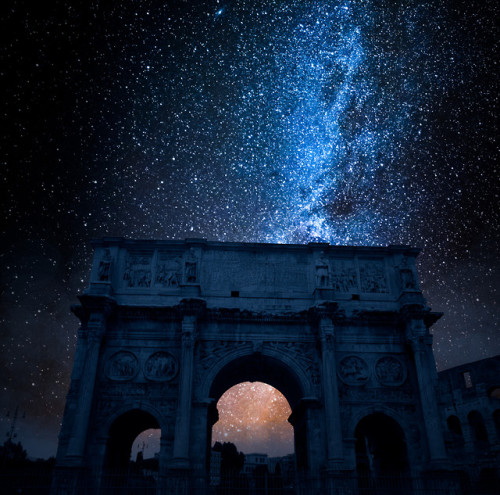 romebyzantium:Famous Triumphal Arch of Constantine in Rome at...