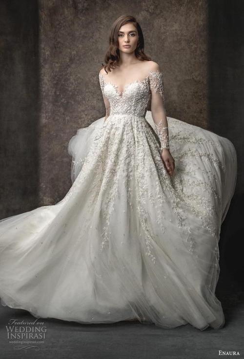 Enaura Spring 2019 Wedding Dresses | @weddinginspirasiMore at...