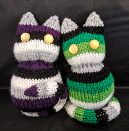 knitted plushies