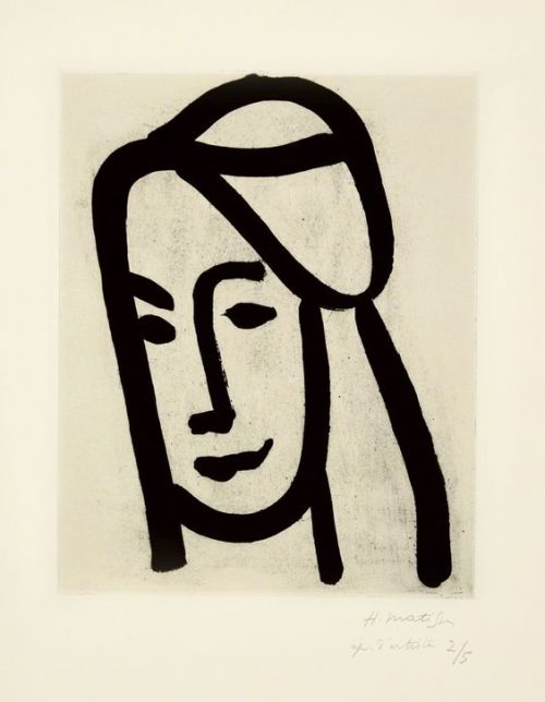 topcat77:Henri Matisse ‘Bédouine au long visage’,...