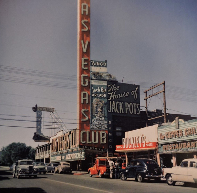 Vintage Las Vegas — vintagelasvegas: Las Vegas Club, 1953. YESCO...