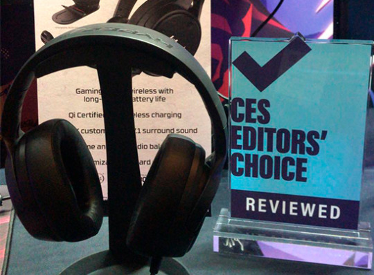 HyperX obtuvo la mención Editors’ Choice en CES 2020 por sus Cloud Flight S