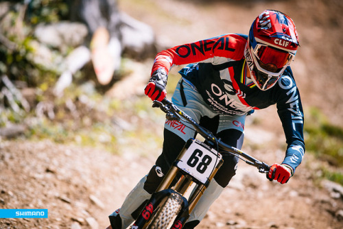 Greg Minnaar at the 2018 UCI MTB World Championship