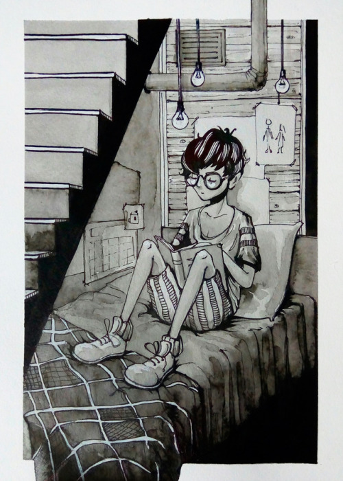 rijsamurai:Slow Inktober. Day 8.Harry Potter