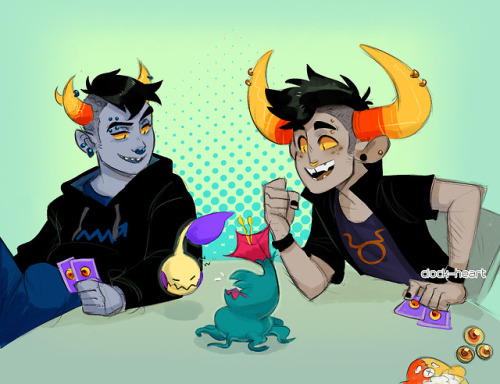 clock-heart:tavros gets some new piercings, mallek learns...