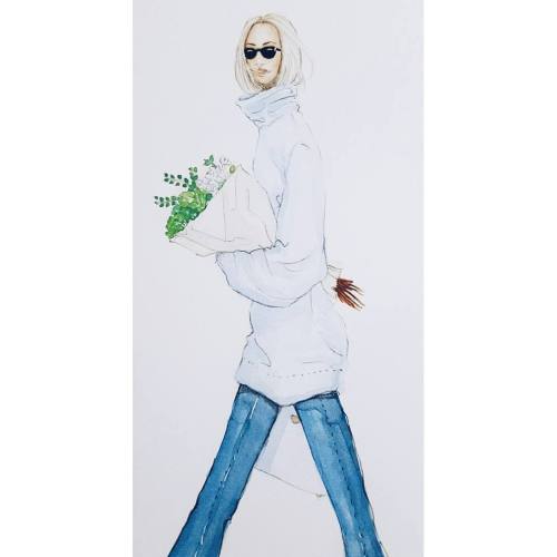 thehautepursuit sketch fallcouture 패션일러스트 스타일 pencil fashionillustrator fashionsketches 그림 style 그림스타그램 thp watercolor 일러스타그램 패션 ootd hm croquis drawing fashionillustration