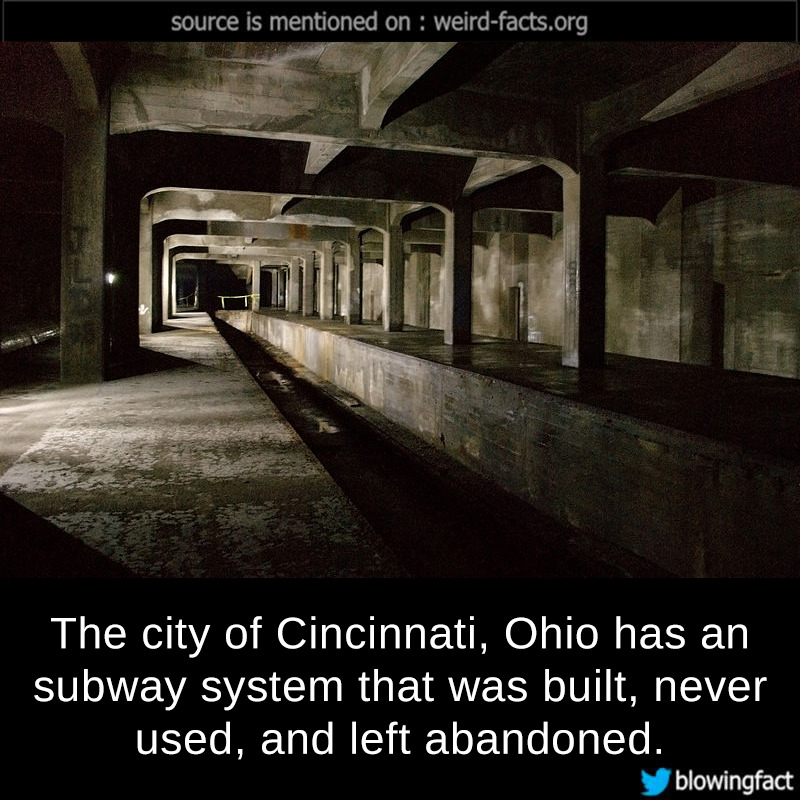 Cincinnati Subway. Abandoned Subway.