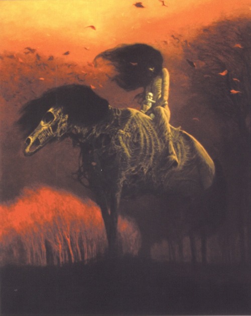 Zdzisław Beksiński art surreal apocolypse horse horse with no name Poland polishgirl