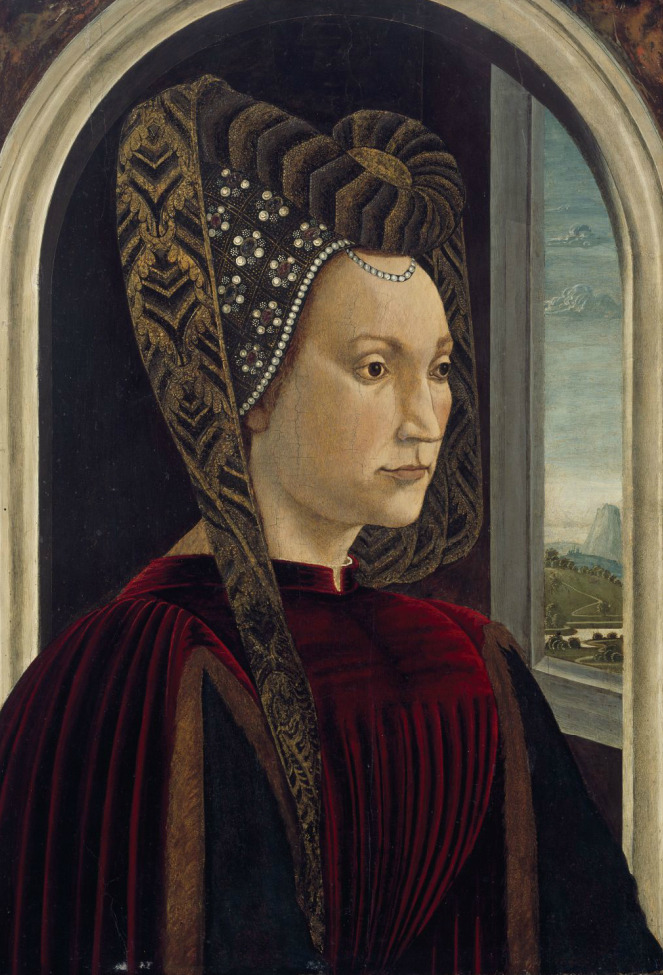 Domenico Ghirlandaio - Portrait of Clarice Orsini, Wife of Lorenzo the Magnificent. 1494