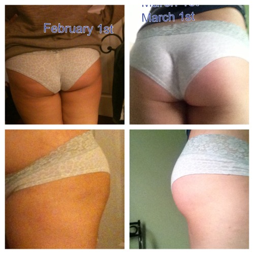 squats before and after | Tumblr *about a month with squats ...