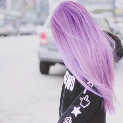 Pastel Purple Haired Anime Girl Tumblr