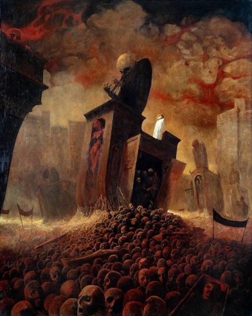 monsterism:Zdzisław Beksiński, 1973.