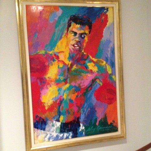 Muhammad Ali by Leroy Neiman (at Muhammad Ali Center Louisville...