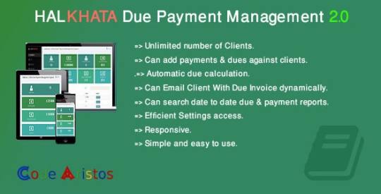 Halkhata v2.0 - Due Payment Management Nulled