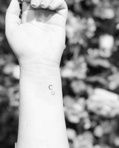 Letter 'C' Tattoo by Suhas Shinde | Instagram