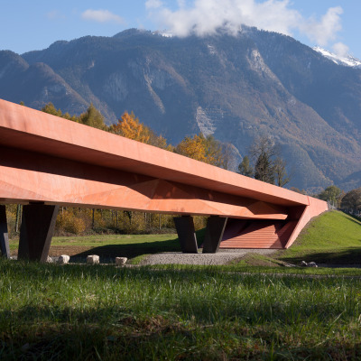 nickkahler:<br /><br />Meier  Associés Architectes, Rhône Bridge, Les Evouettes, France, 2012 (via yvesandré)<br />