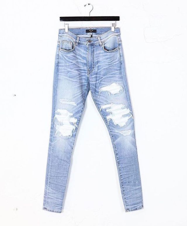 black mike amiri jeans