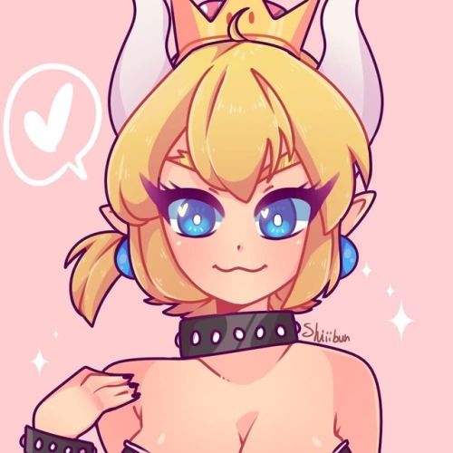 shiiibun:My version of Bowsette uwu