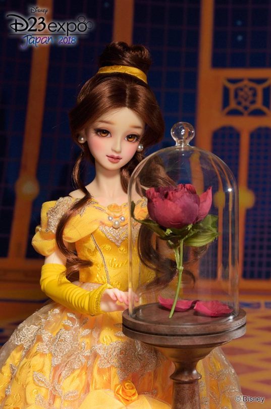 beauty and the beast porcelain doll