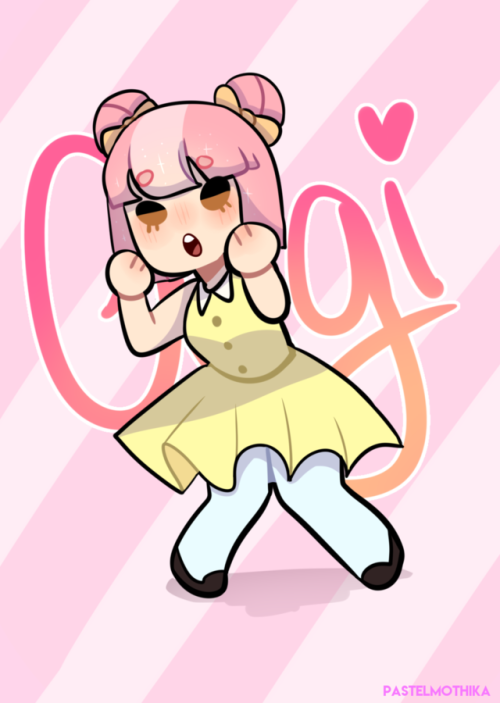 gigi page peach oc fanart for akebakke pastelmothika
