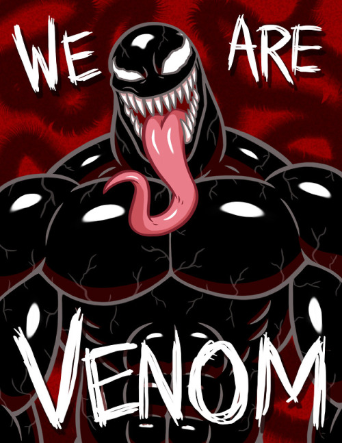 red-flare-art:Wanted to have a sexy venom print for Tucson...