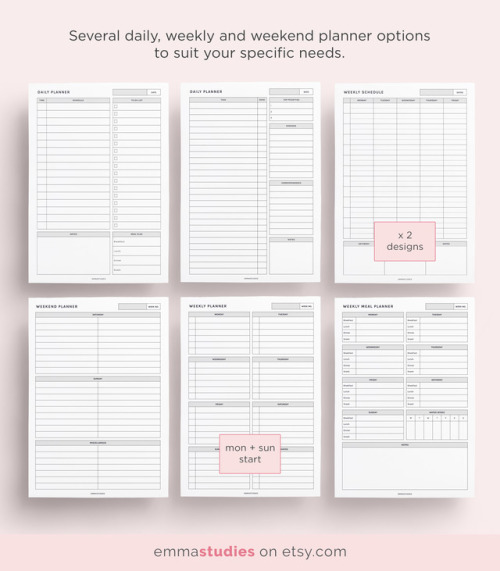 emmastudies:2018 Student Planner Printable PackSuper excited...