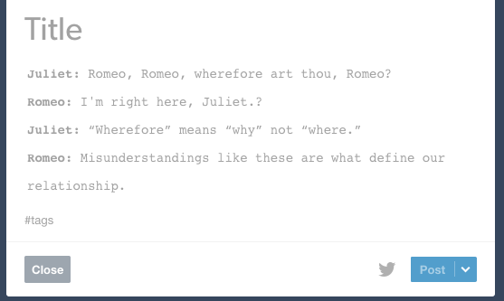 Wherefore Art Thou Romeo Tumblr