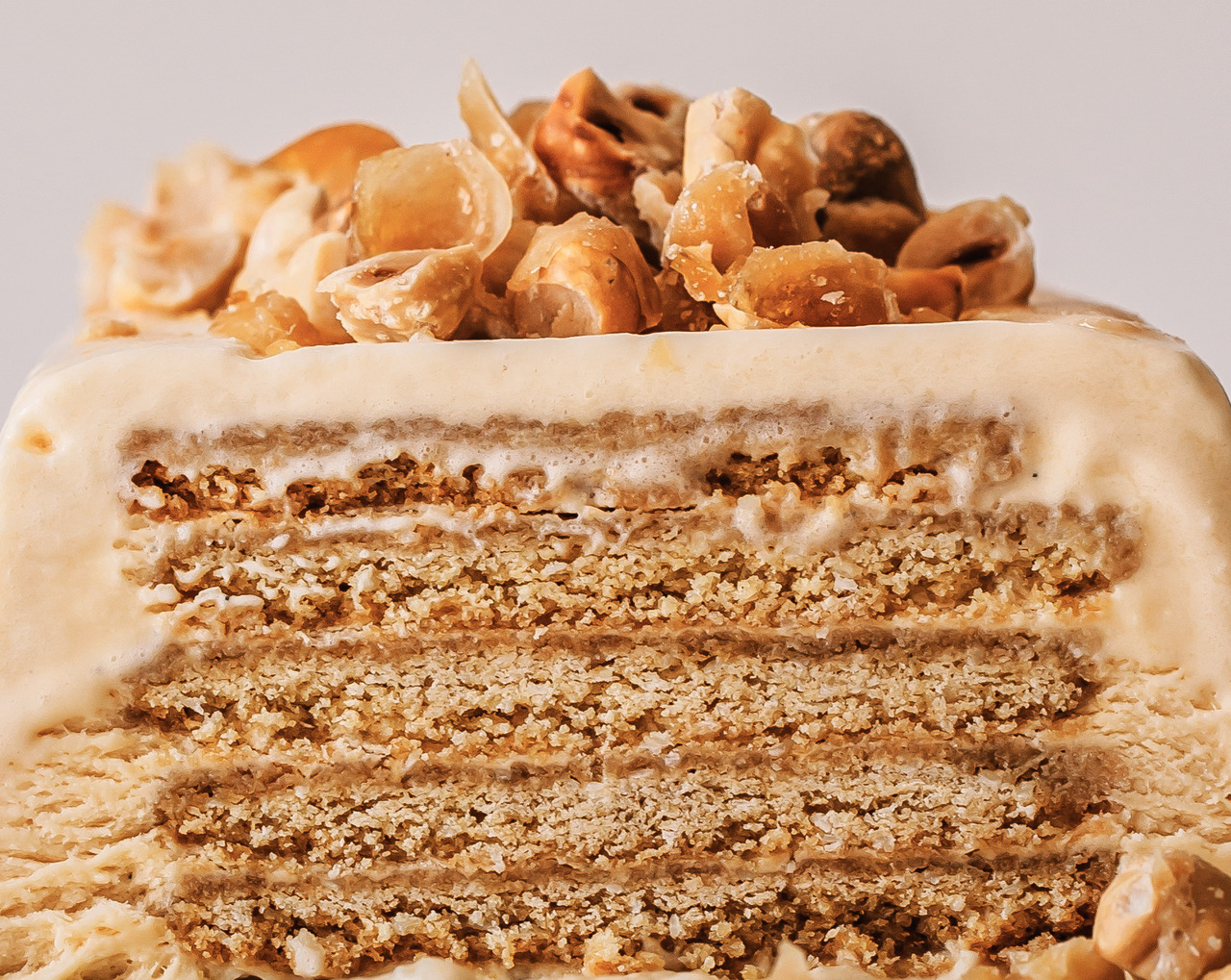 Nutmeg and Walnut Semifreddo 'Cake' Recipe | Recipes from Ocado