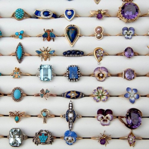 culturenlifestyle:Bespoke Antique Jewelry Collected by Husband...