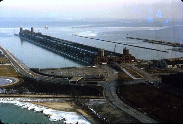 Vintage Travels — Navy Pier, Chicago January 1971