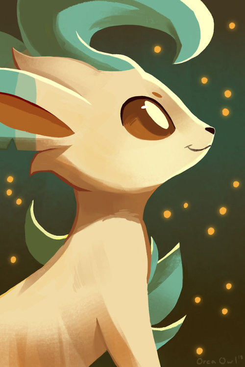 retrogamingblog:Eeveelution Paintings made by OrcaOwl