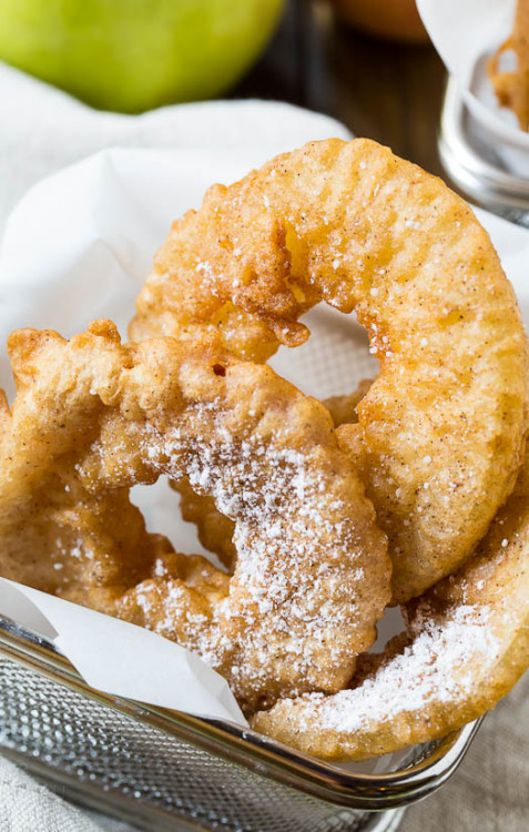 boozybakerr:Beer Battered Apple Rings