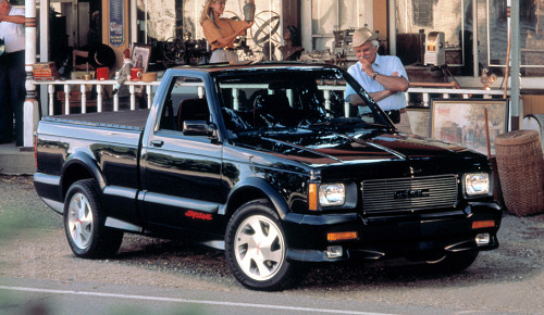 carsthatnevermadeitetc:GMC Syclone, 1991. Previewed by a 1989...