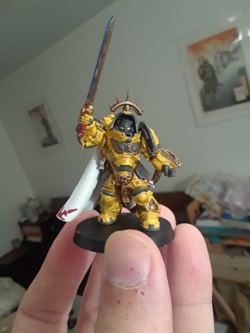 sundering hands captain in mark X gravis armor