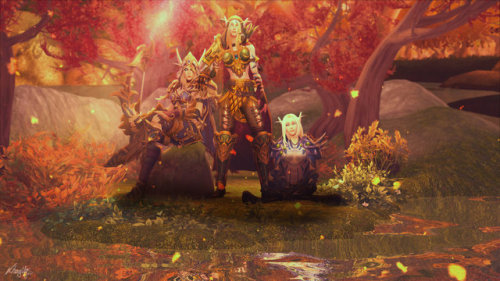 wow-images:The Windrunner Sisters a happier time :/ - By...