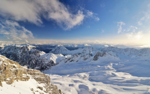 90377:Alps from Zugspitze by Adrian Vesa