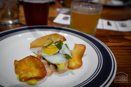 lifejoyaddict:1st course- Salmon tartare, apple, cilantro,...