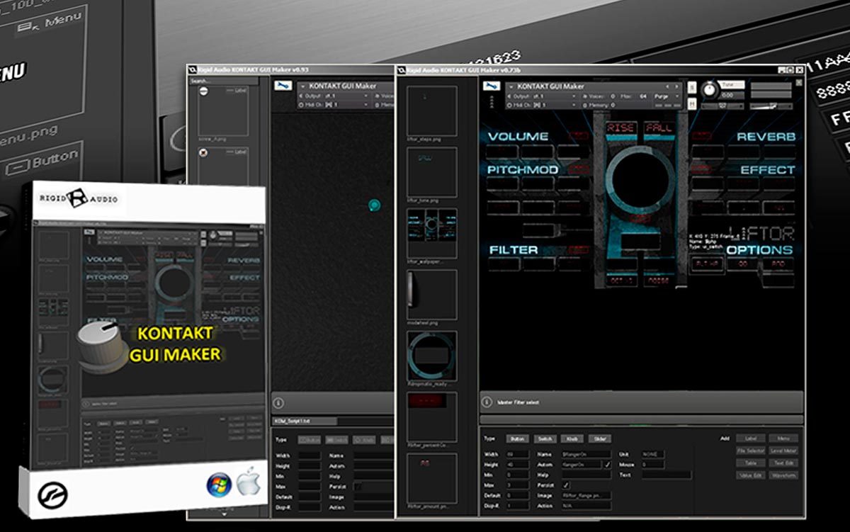 Rigid Audio KONTAKT GUI Maker 1-1-0 WIN-OSX Rigid Audio KONTAKT GUI Maker 1-1-0 WIN-OSX