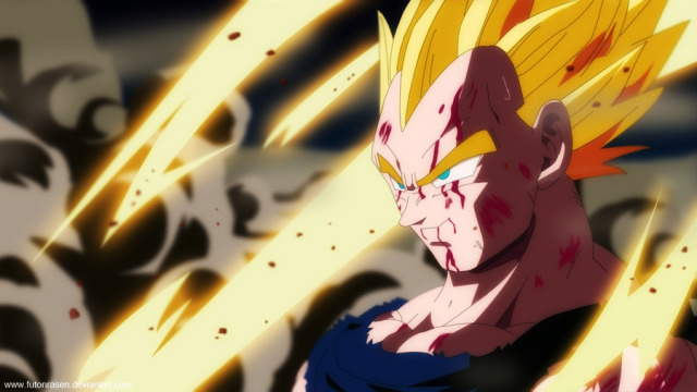 majin vegeta saiyan pride