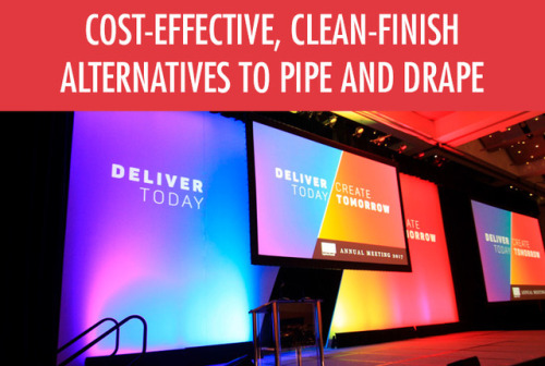 Cost Effective Clean Finish Alternatives To Pipe And Drape